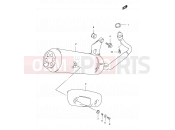 SUZUKI AN150 X (1999) 12 - MUFFLER