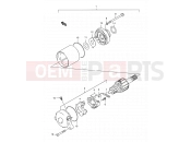 SUZUKI AN150 X (1999) 18 - STARTING MOTOR