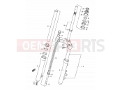 SUZUKI AN150 X (1999) 43 - FRONT FORK