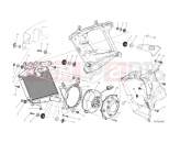 DUCATI Diavel Strada RADIATOR, WATER,RH