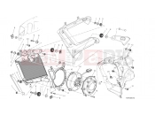 DUCATI Diavel RADIATOR, WATER,RH