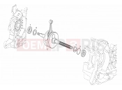Drive shaft - Derbi Rambla 125-250 2011