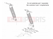 Shock absorber - Derbi Rambla 125-250 2011