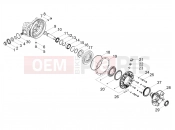 MOTOGUZZI V85 TT Strada E5+ (EU) Rear transmission / Components