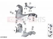 BMW Motorrad BMW 2018 C-Models C 400 X (0C09, 0C19) Handlebar cover | Handlebar cover