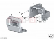BMW Motorrad BMW 2018 C-Models C 400 X (0C09, 0C19) Splash guard battery | Splash guard battery