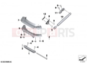 BMW Motorrad BMW 2018 C-Models C 400 X (0C09, 0C19) Seat bench locking system 2 | Seat bench locking system 2