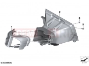 Air duct, intake silencer - BMW Motorrad M 1000 R (0E81, 0E83) 2024
