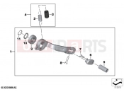 Brake pedal  2 - BMW Motorrad M 1000 R (0E81, 0E83) 2024