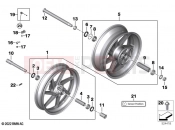Forged wheels - BMW Motorrad M 1000 R (0E81, 0E83) 2024
