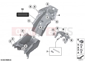 Rear carrier part - BMW Motorrad M 1000 R (0E81, 0E83) 2024