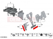 Licence plate holder - BMW Motorrad M 1000 R (0E81, 0E83) 2024
