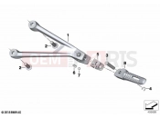 Rear footrests - BMW Motorrad M 1000 R (0E81, 0E83) 2024