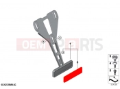 Holder reflector - BMW Motorrad M 1000 R (0E81, 0E83) 2024