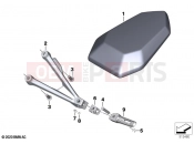 Retrofitting passenger seat - BMW Motorrad M 1000 R (0E81, 0E83) 2024