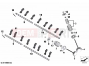 Valves with springs - BMW Motorrad M 1000 XR (0E91, 0E93) 2024