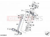 Fork bridge, bottom / top - BMW Motorrad M 1000 XR (0E91, 0E93) 2024