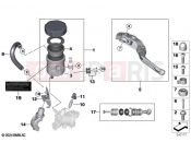 Separate components handbrake fitting M  2 - BMW Motorrad M 1000 XR (0E91, 0E93) 2024