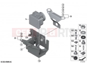 Pressure modulator ABS - BMW Motorrad M 1000 XR (0E91, 0E93) 2024