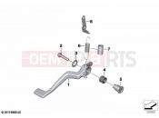 Brake pedal - BMW Motorrad M 1000 XR (0E91, 0E93) 2024