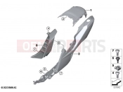 Tail trim - BMW Motorrad M 1000 XR (0E91, 0E93) 2024
