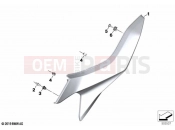 Rear side panel - BMW Motorrad M 1000 XR (0E91, 0E93) 2024