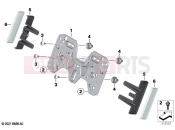 Licence plate adaptor - BMW Motorrad M 1000 XR (0E91, 0E93) 2024