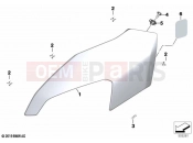 Upper trim section - BMW Motorrad M 1000 XR (0E91, 0E93) 2024