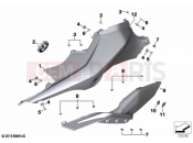 Tank cover, side - BMW Motorrad M 1000 XR (0E91, 0E93) 2024
