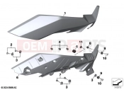 Side trim panel - BMW Motorrad M 1000 XR (0E91, 0E93) 2024