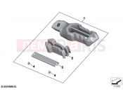 Rear footrests  2 - BMW Motorrad M 1000 XR (0E91, 0E93) 2024