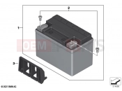 Lithium-ion battery - BMW Motorrad M 1000 XR (0E91, 0E93) 2024
