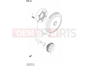 SUZUKI AN400A L2 (2012) Burgman 400 (E19, E24) 14 - STARTER CLUTCH