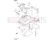 SUZUKI AN400A L2 (2012) Burgman 400 (E19, E24) 73 - FUEL TANK (AN400L2 E19)