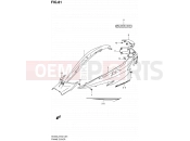 SUZUKI AN400A L2 (2012) Burgman 400 (E19, E24) 81 - FRAME COVER (AN400AL2 E19)