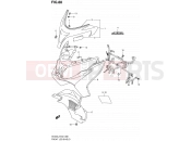 SUZUKI AN400A L2 (2012) Burgman 400 (E19, E24) 88 - FRONT LEG SHIELD (AN400AL2 E19)