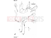 SUZUKI AN400A L2 (2012) Burgman 400 (E19, E24) 117 - HANDLEBAR (AN400ZAL2 E19)