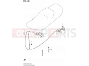 SUZUKI AN400A L2 (2012) Burgman 400 (E19, E24) 138 - SEAT SUPPORT BRACKET