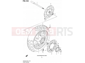 SUZUKI AN400A L2 (2012) Burgman 400 (E19, E24) 163 - FRONT WHEEL (AN400AL2 E24)