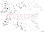 DUCATI 2015 Multistrada 1200 S Touring FOOTRESTS, Right