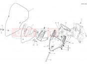 DUCATI 2015 Multistrada 1200 S Touring WINDSHIELD