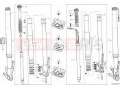 DUCATI 2015 Multistrada 1200 S Touring FRONT FORK