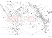 DUCATI 2015 Multistrada 1200 S Touring REAR FRAME COMP.