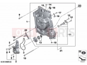 Engine housing cover, right - BMW Motorrad C 400 GT (0C06, 0C16) 2019