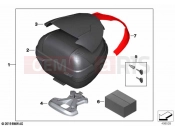 Topcase Light 29l with adapter plate - BMW Motorrad C 400 GT (0C06, 0C16) 2019