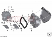 BMW Motorrad BMW 2019 C models C 400 GT (0C06, 0C16) Storage compartment legshield | Storage compartment legshield