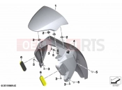 Front-wheel cover - BMW Motorrad C 400 GT (0C06, 0C16) 2019