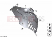 Radiator trim - BMW Motorrad C 400 GT (0C06, 0C16) 2019