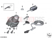 BMW Motorrad BMW 2019 C models C 400 GT (0C06, 0C16) Radio-controlled locking system | Radio-controlled locking system