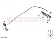 BMW Motorrad BMW 2019 C models C 400 GT (0C06, 0C16) Seat bench locking system | Seat bench locking system